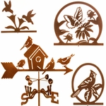 Birds & Butterfly