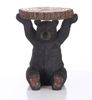 Black Bear Sitting Table Statue