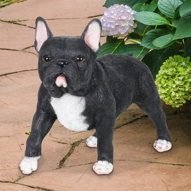 Black French Bulldog Statue - Click to enlarge