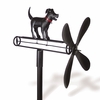 Black Lab Whirligig Stake