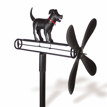 Black Lab Whirligig Stake - Click to enlarge