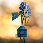 90" Black Water Tower Windmill