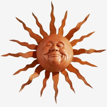 Small Bliss Sun Decor w/Star Rays - Click to enlarge