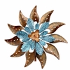 Blue and Bronze Windmill Leaf Spinner