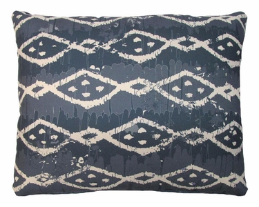 Blue Batik Outdoor Pillow - Click to enlarge