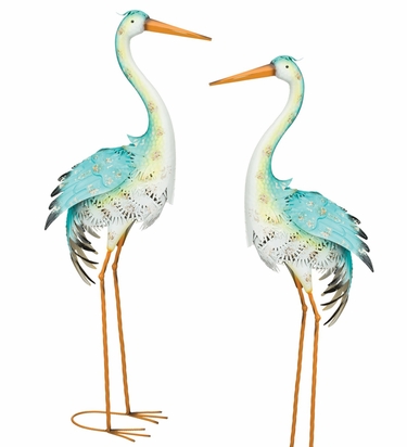 Blue Bayou Standing Herons (Set of 2) - Click to enlarge