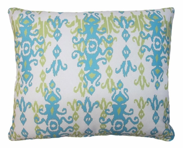 Blue Bejeweled Outdoor Pillow - Click to enlarge