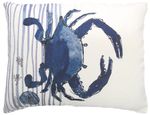 Blue Crab Outdoor Pillow