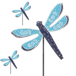 Blue Dragonfly Picks (Set of 6) - Click to enlarge