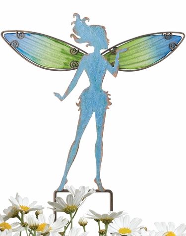 Small Blue Fairy Stakes (Set of 4) - Click to enlarge