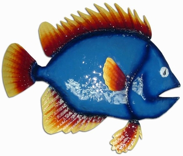 Blue Fish Wall Decor - Click to enlarge