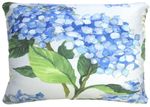 Blue Hydrangea Outdoor Pillow