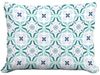 Blue Kaleidoscope Outdoor Pillow