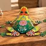 Bohemian Metal Flower Frogs (Set of 3)