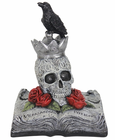 Book of Spells w/LED Skull & Timer - Click to enlarge