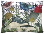 Botanical Mushrooms III Outdoor Pillow