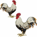 Brahma Rooster Birds (Set of 2)