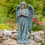 36" Bronze Magnesium Praying Angel