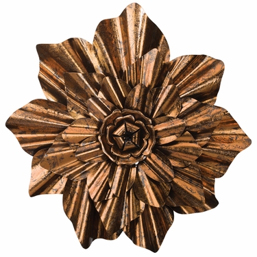 Bronze Flower Wall Decor - Click to enlarge