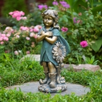 Bronze Sunflower Garden Fairy
