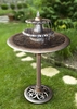 Bronze Tiered Birdbath Garden Fountain