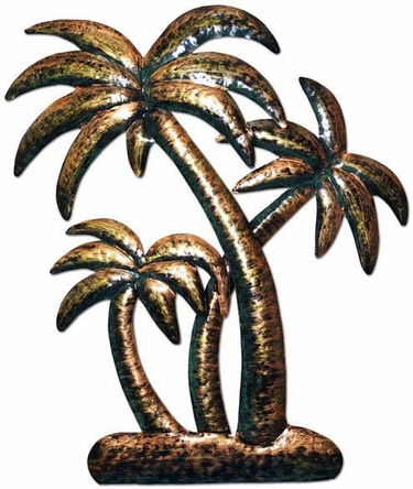 Bronzed Palm Trees Wall Art - Click to enlarge