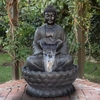 53" Buddha Awakening Fountain w/LED Light