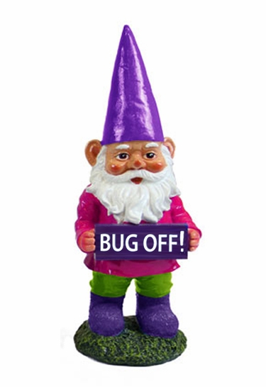 Bug OFF! Gnome Garden Statue - Click to enlarge