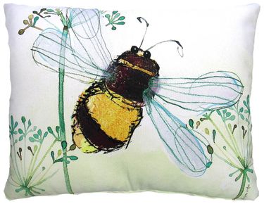 Bumble Bee Whisp Outdoor Pillow - Click to enlarge