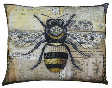 Bumblebee Outdoor Pillow - Click to enlarge