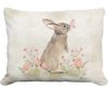 Bunny Butterfly Kisses Outdoor Pillow