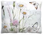 Butterflies and Wildflowers Outdoor Pillow