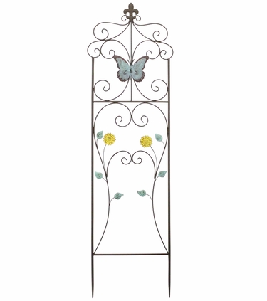 Butterfly Keeper Garden Flower Trellis Stake - Click to enlarge