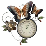 Butterfly Thermometer Wall Decor