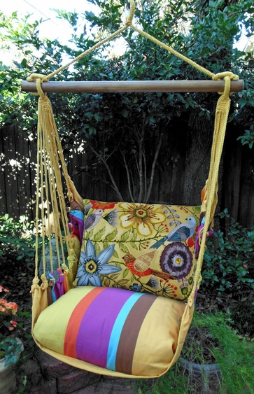 Cafe Soleil McKenzie's Garden Hammock Chair Swing Set - Click to enlarge