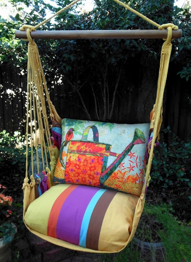 Cafe Soleil Watering Garden Hammock Chair Swing Set - Click to enlarge