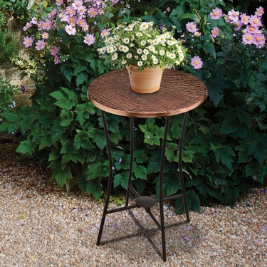Cast Plant Stand - Copper - Click to enlarge