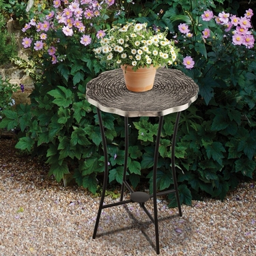 Cast Plant Stand - Pewter - Click to enlarge