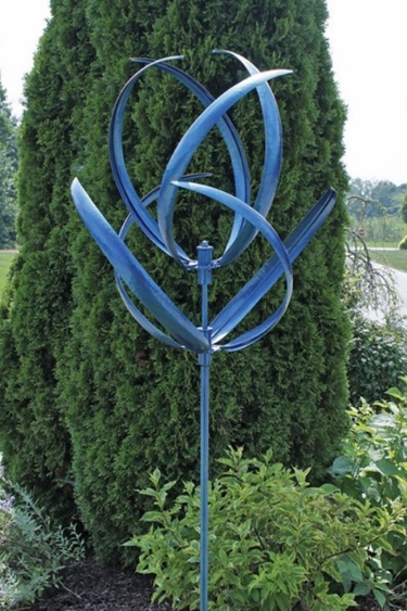 Cheyenne Wind Spinner - Blue - Click to enlarge