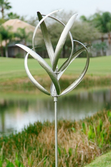 Cheyenne Wind Spinner - Silver - Click to enlarge