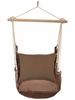 Chocolate Fabric Hammock Chair Swing Set