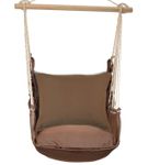 Chocolate Fabric Hammock Chair Swing Set