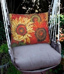 Chocolate Fall Bloom 1 Hammock Chair Swing Set