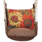 Chocolate Fall Bloom 1 Hammock Chair Swing Set