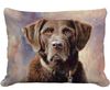 Chocolate Labrador Outdoor Pillow
