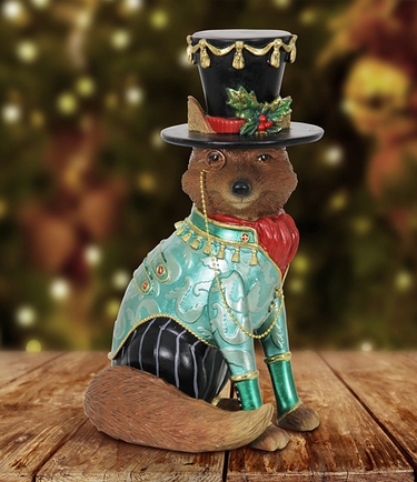 Christmas Fox Decor - Click to enlarge