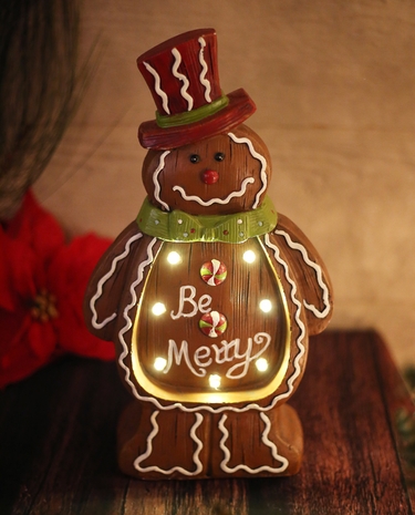 Christmas Gingerbread Man Decor (Set of 2) - Click to enlarge