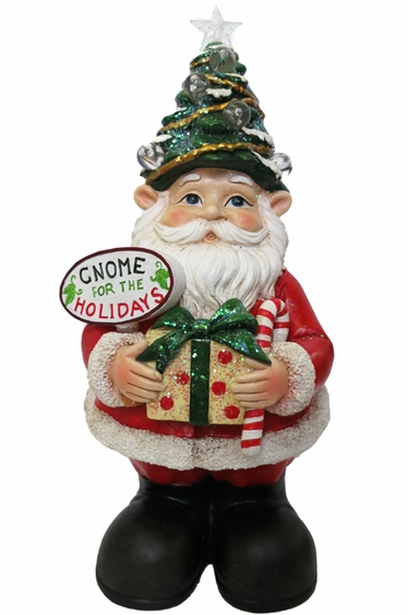 Christmas Gnome w/LEDs: 