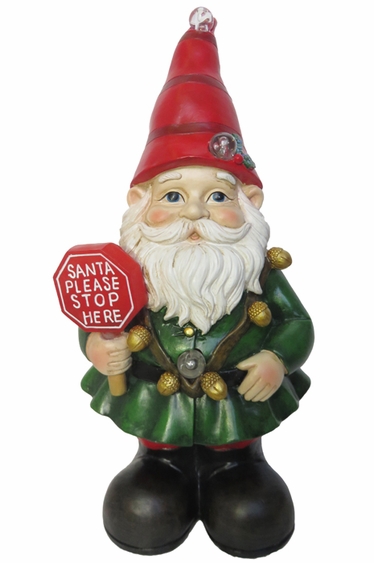 Christmas Gnome w/LEDs: 