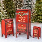 Vintage Christmas Mailboxes (Set of 3) Vintage Christmas Mailboxes (Set of 3)